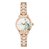 Ted Baker Fleure Fashion 34 mm White Dial Women Analog Watch BKPFLS402