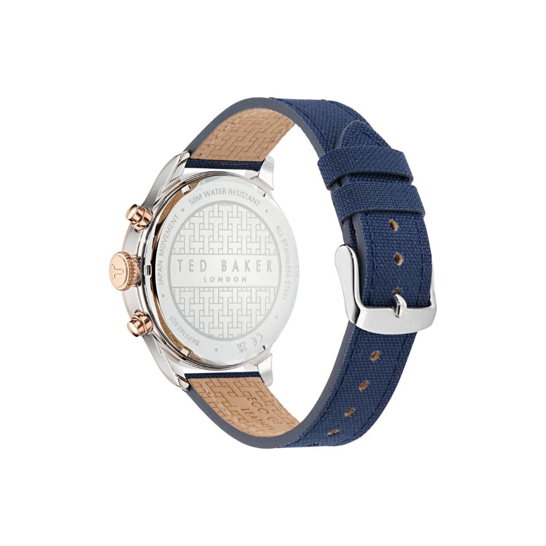 Ted Baker Fulmaar 44 mm Blue Dial Men Analog Watch- BKPFMF401