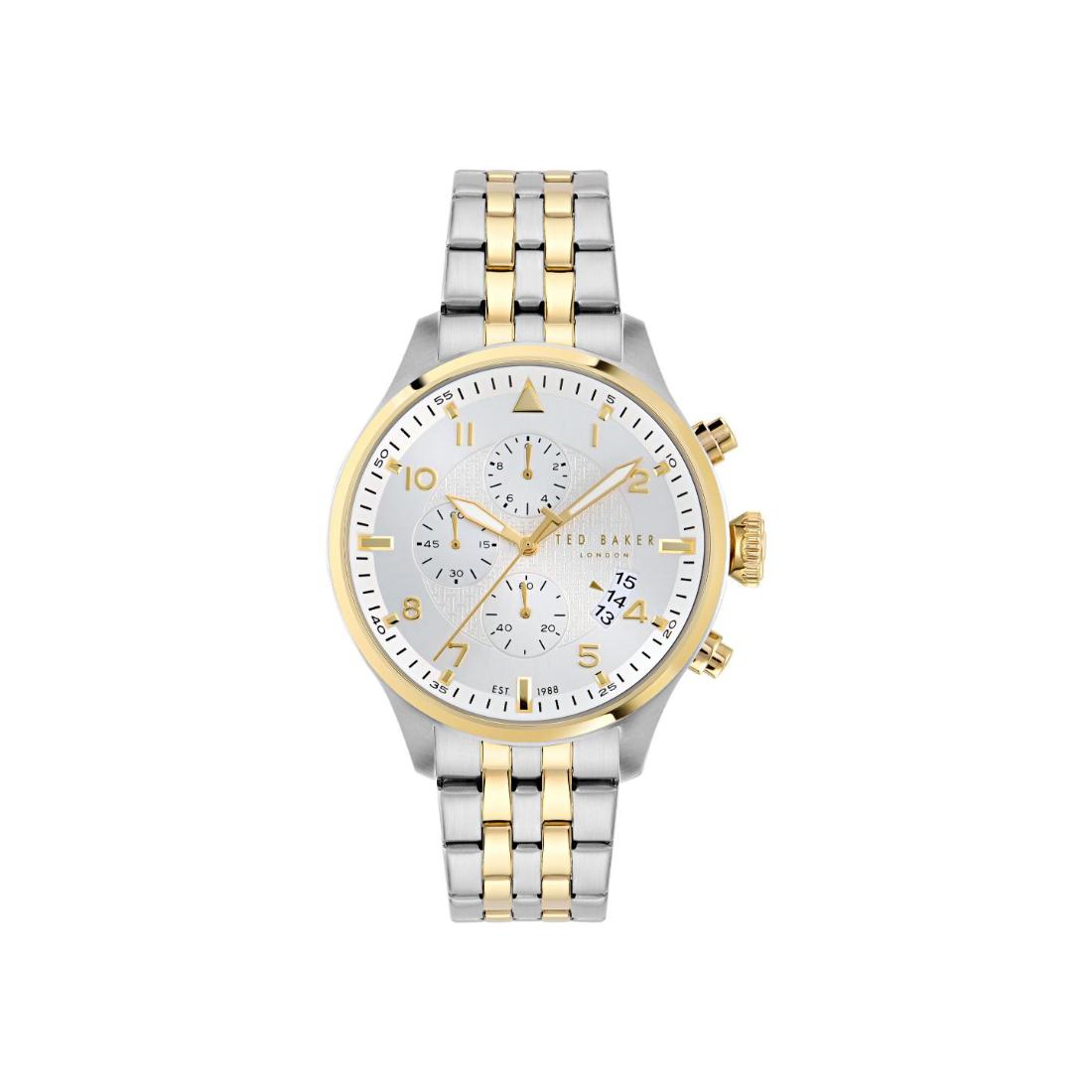 Ted Baker Fulmaar 44 mm Silver Tone Dial Men Analog Watch BKPFMF409