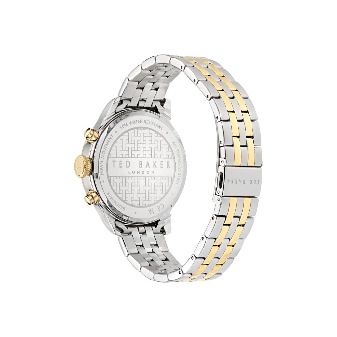 Ted Baker Fulmaar 44 mm Silver Tone Dial Men Analog Watch BKPFMF409