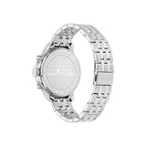 Ted Baker Men 44 mm Quartz Analog Blue Dial Silver Stainless Steel Strap Watch BKPFMF410