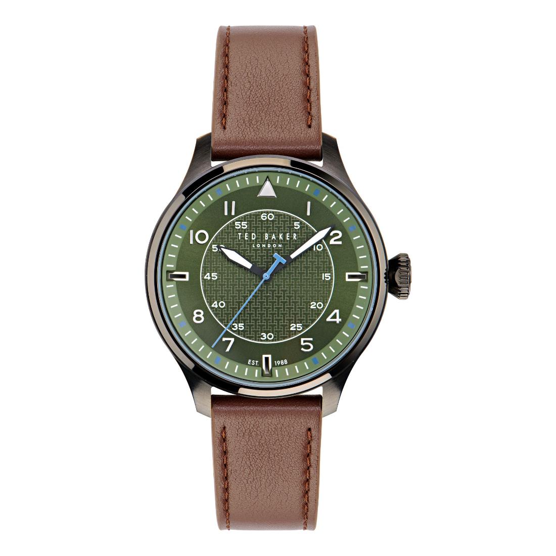 Ted Baker URBAN 44 mm Green Dial Men Analog Watch- BKPFMS401