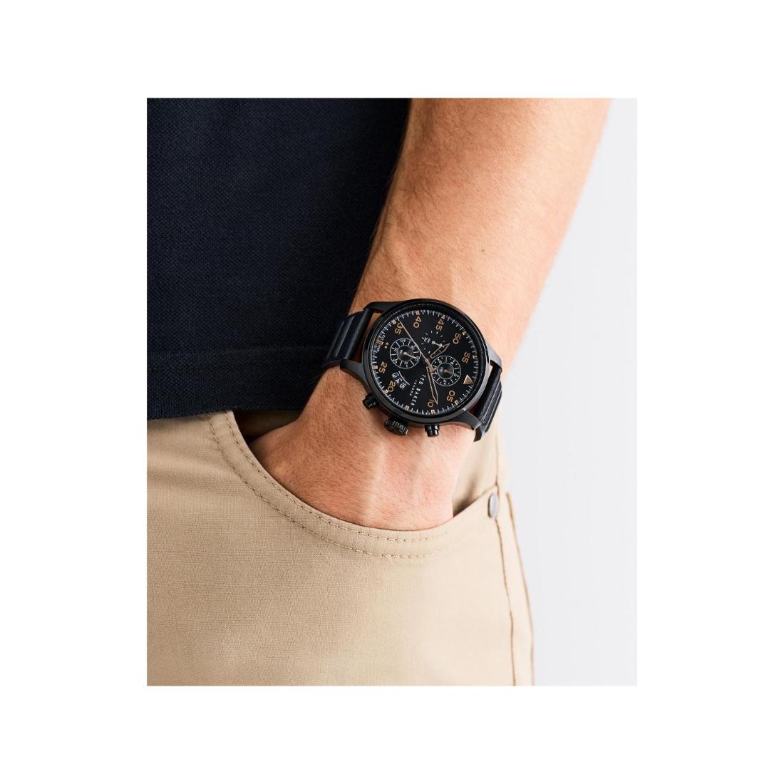 Ted Baker Fulmaar 44 mm Black Dial Men Analog Watch- BKPFMS504