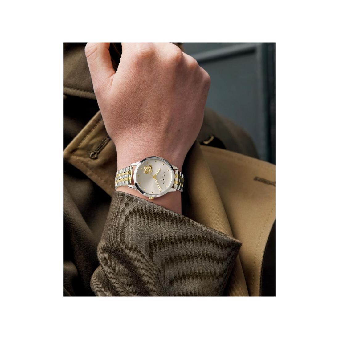 Ted Baker TB ICONIC Women 34 mm Silver Dial Analog Watch BKPFZF207