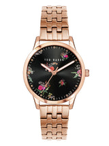 Ted Baker 34 mm 3 Hands FITZROVIA BLOOM Women Watch BKPFZS118