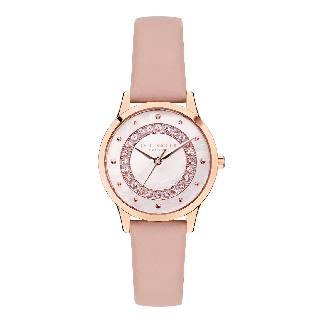 Ted Baker CLASSIC CHIC 34 mm Rose Gold Dial Women Analog Watch BKPFZS409
