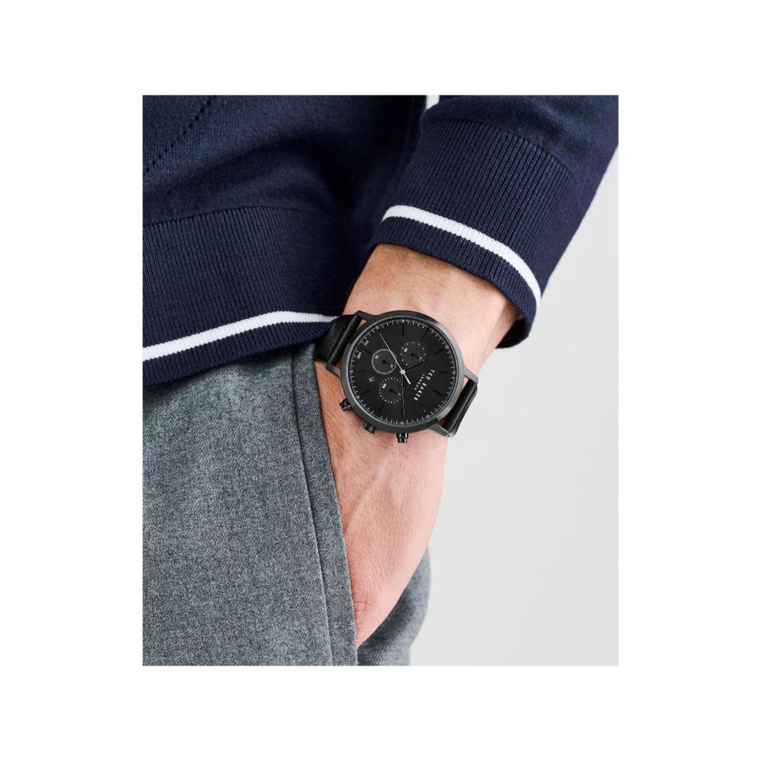 Ted Baker Haarvin 44 mm Black Dial Men Analog Watch BKPHAF404