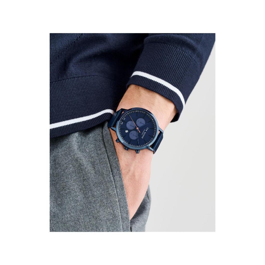 Ted Baker Haarvin 44 mm Blue Dial Men Analog Watch- BKPHAF405