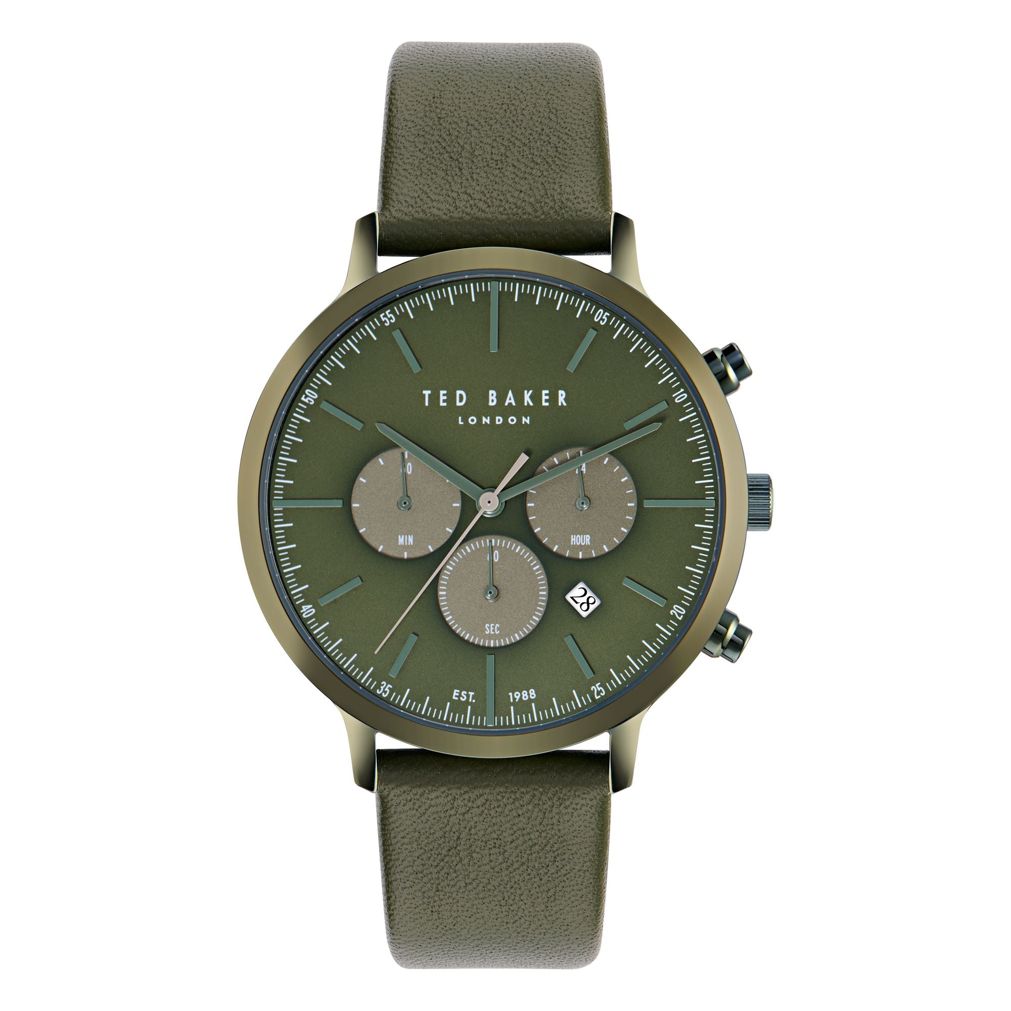 Ted Baker Haarvin 44 mm Green Dial  Men Analog Watch- BKPHAF406