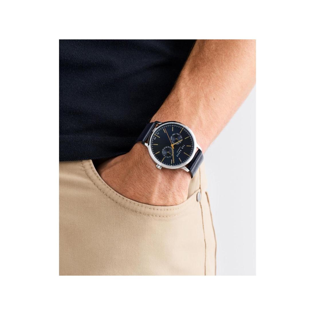 Ted Baker Haarvin 42 mm Blue Dial Men Analog Watch- BKPHAS503