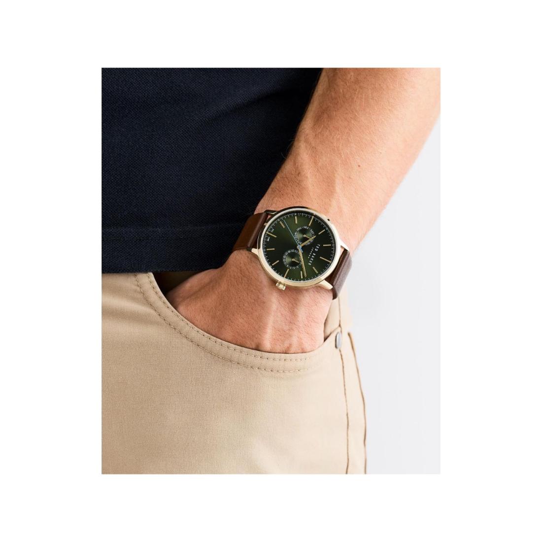 Ted Baker Haarvin 42 mm Black Dial Men Analog Watch- BKPHAS504