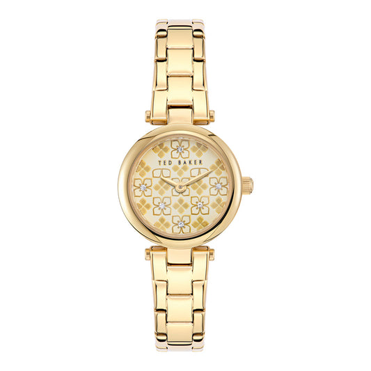 Ted Baker Jolyye 24 mm Gold-Tone Dial Women Analog Watch- BKPJLF401