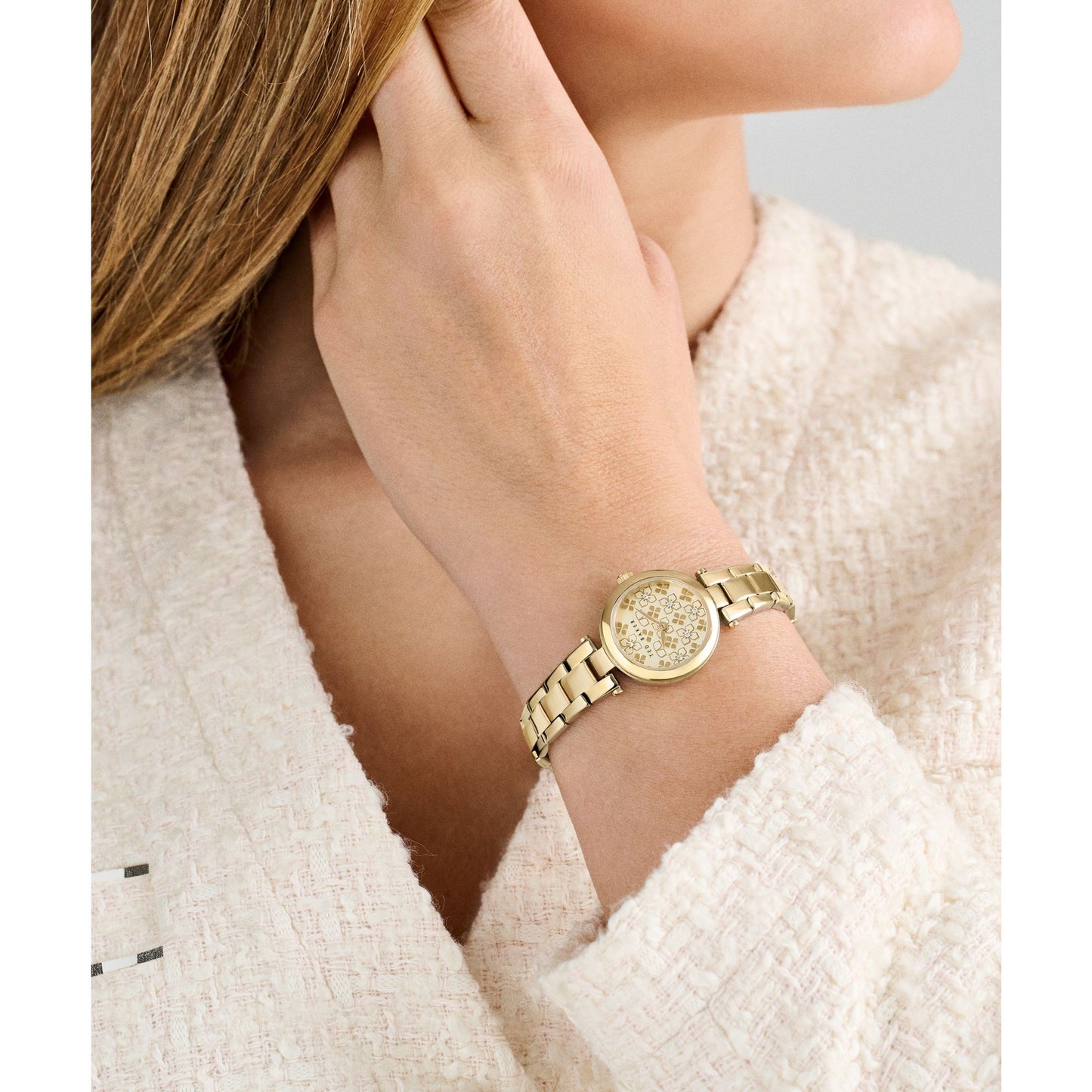 Ted Baker Jolyye 24 mm Gold Tone Dial Women Analog Watch BKPJLF401