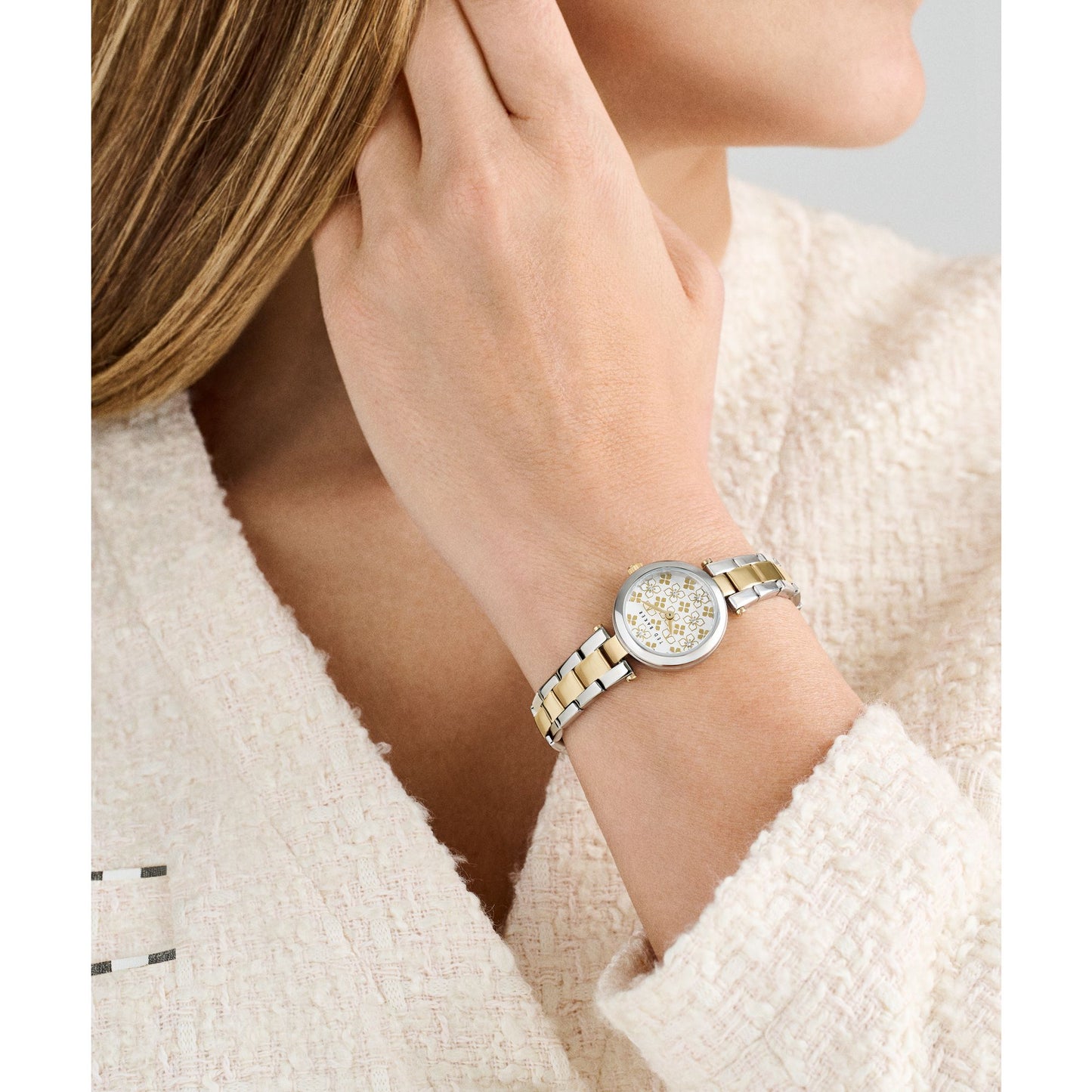 Ted Baker Jolyye 24 mm Silver-Tone Dial Women Analog Watch- BKPJLF403