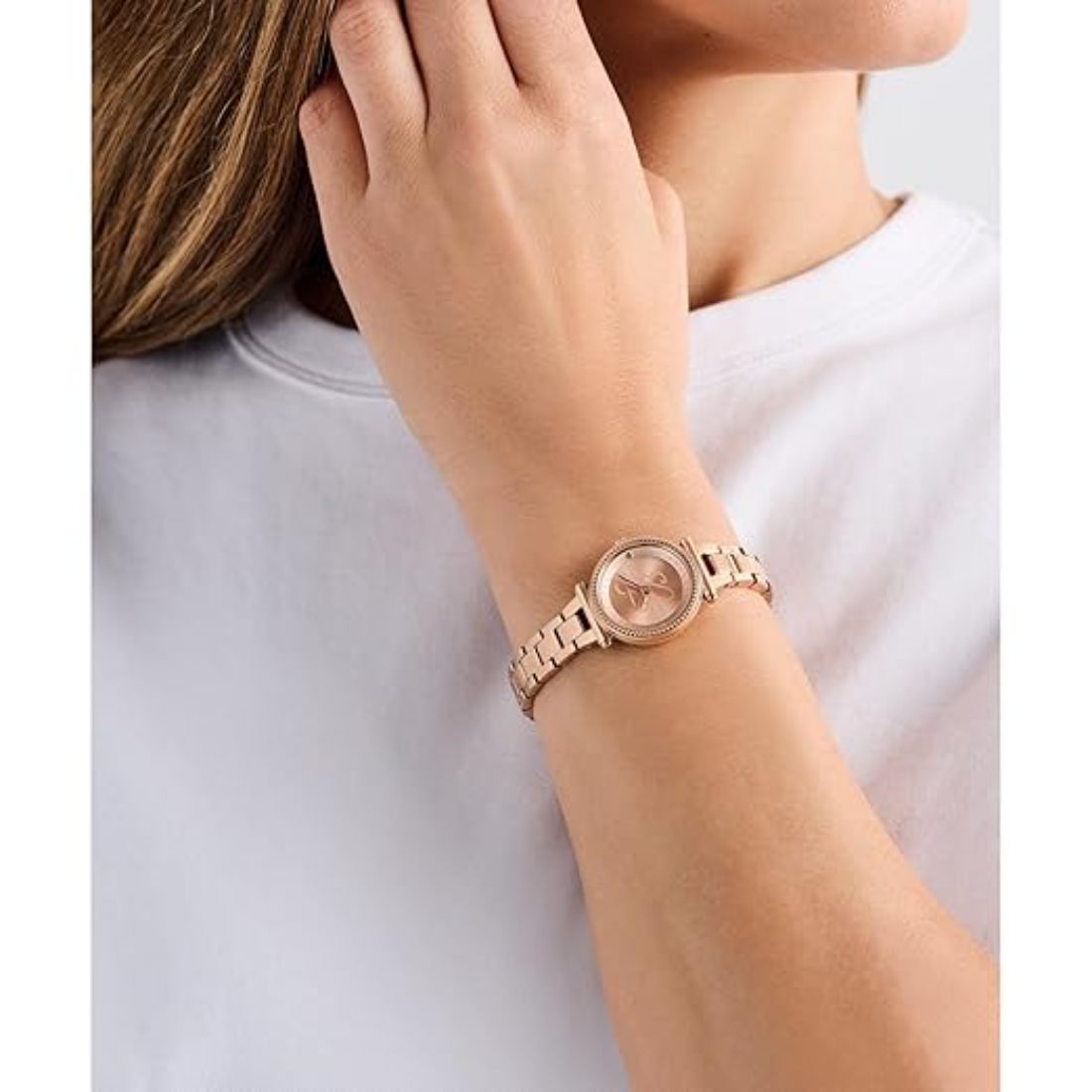 Ted Baker Iconic 26 mm Rose Gold Dial Women Watch- BKPJLF501