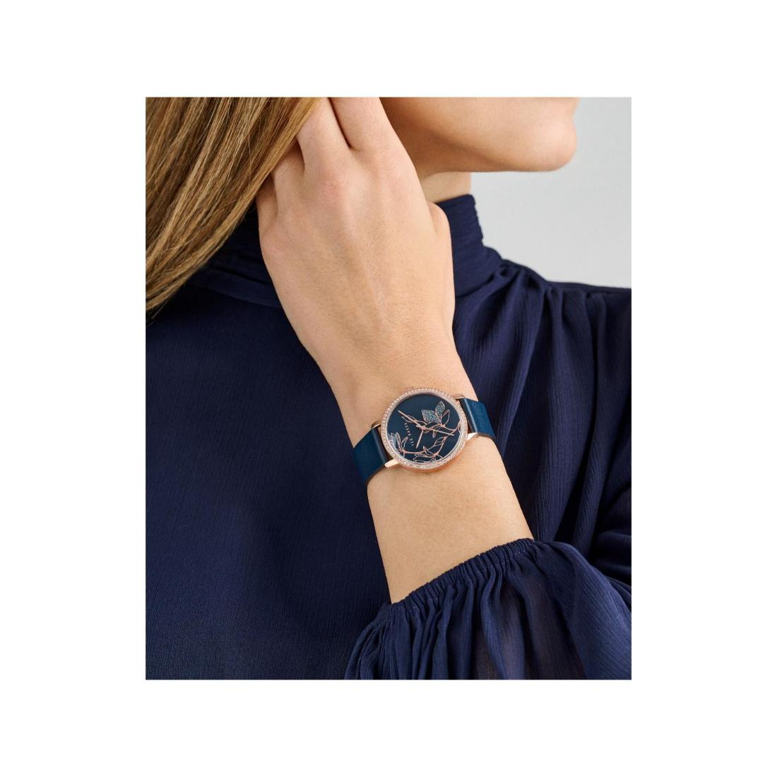 Ted Baker Keythlin Fashion 36 mm Blue Dial Women Analog Watch BKPKTF403