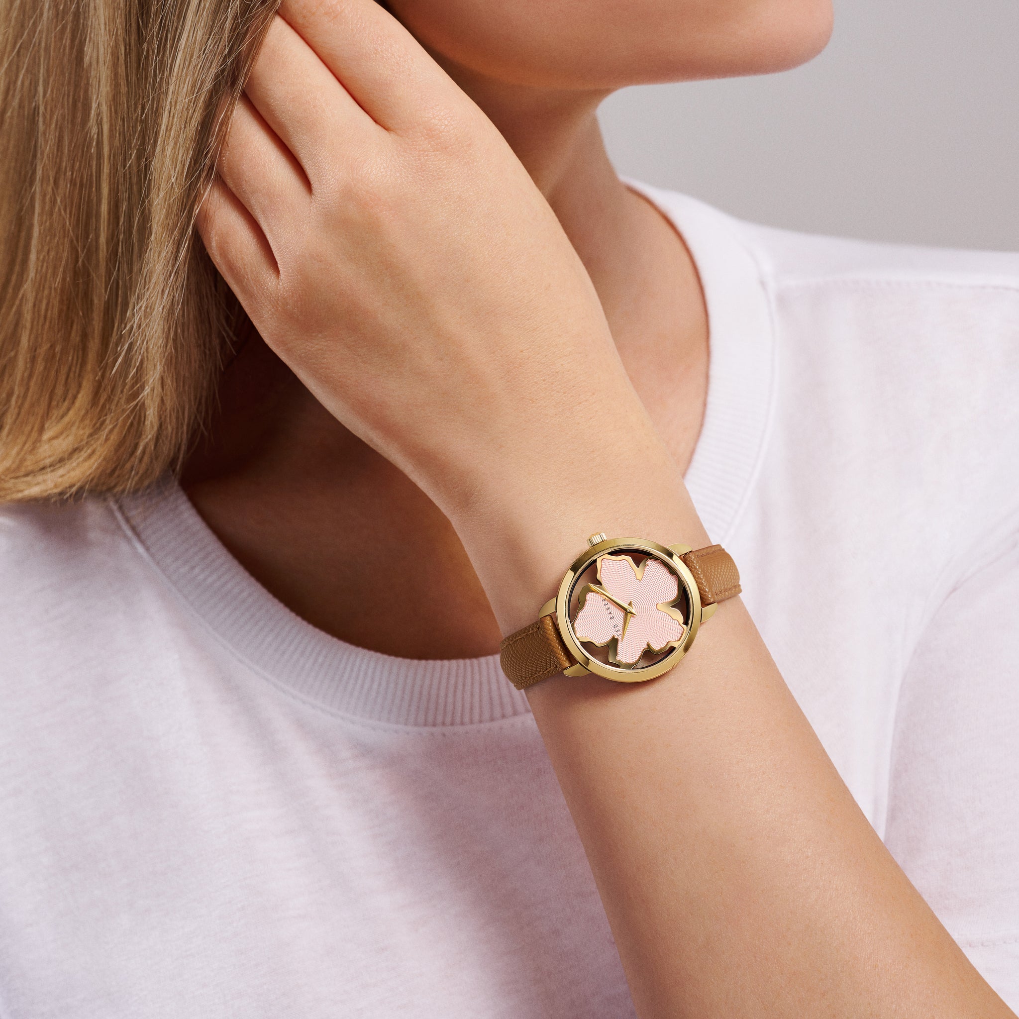 Ted Baker 36 mm Pink Dial Women Watch BKPLIS303
