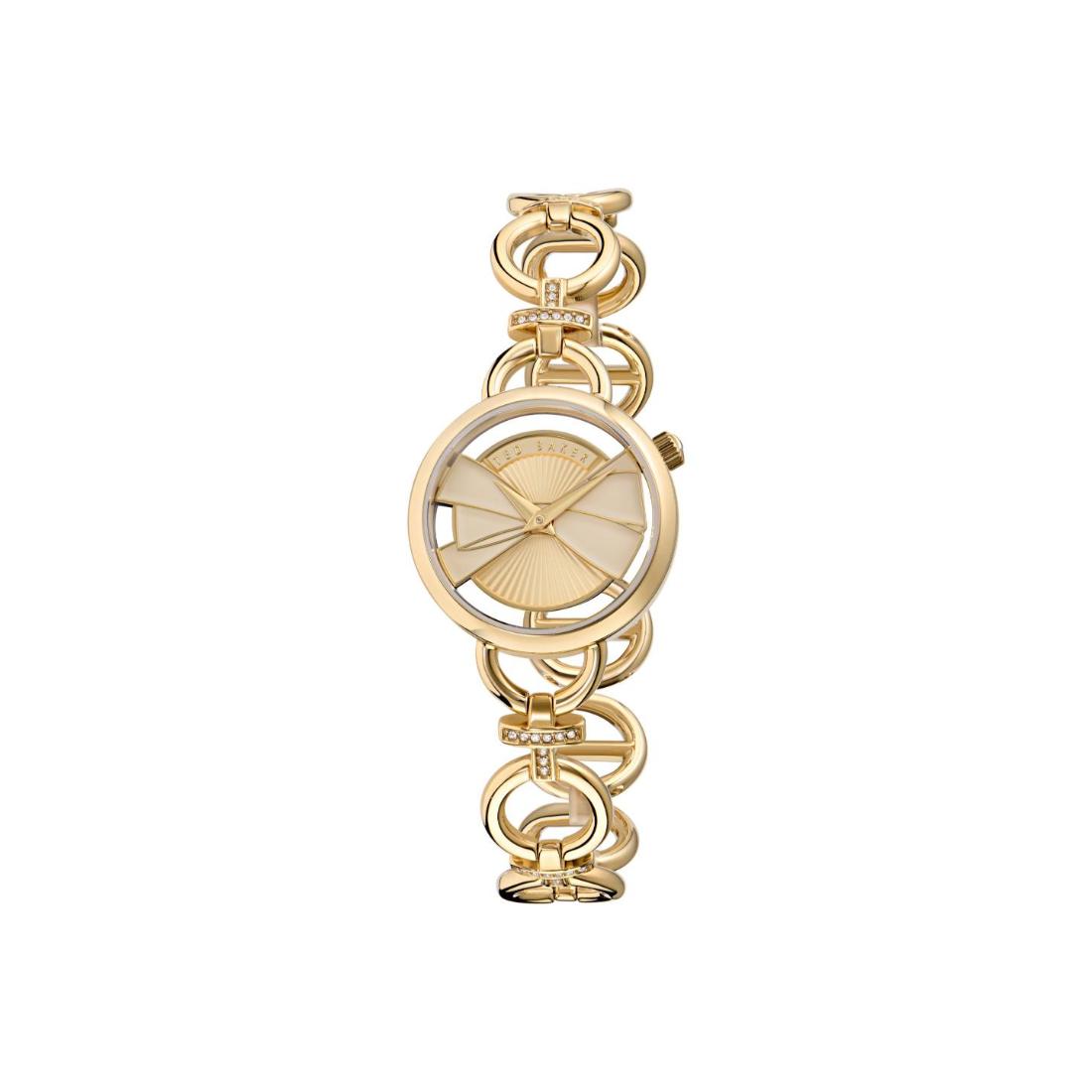 Ted Baker Lilabel 28 mm Gold-Tone Dial Women Analog Watch- BKPLIS501