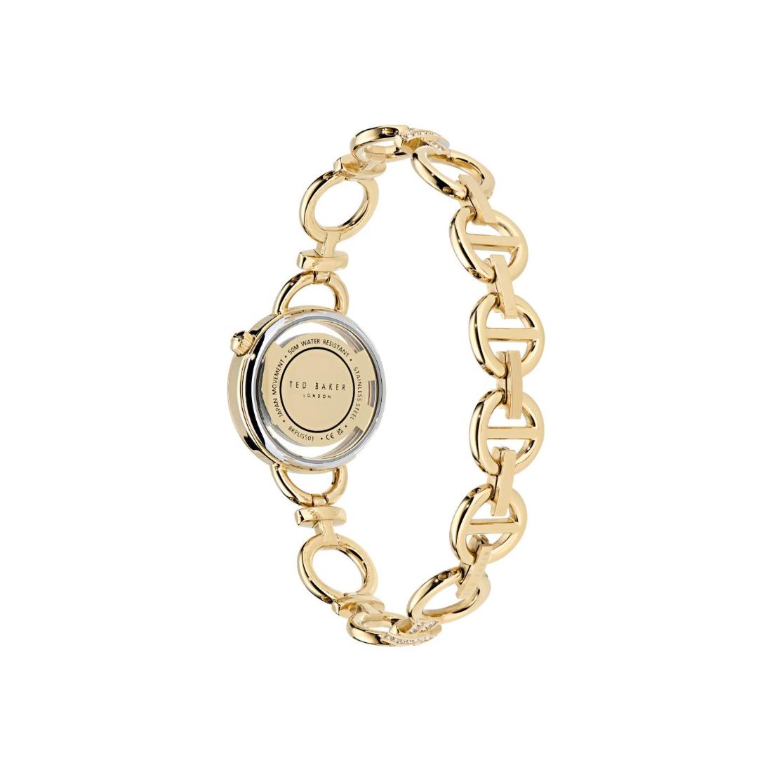 Ted Baker Lilabel 28 mm Gold-Tone Dial Women Analog Watch- BKPLIS501