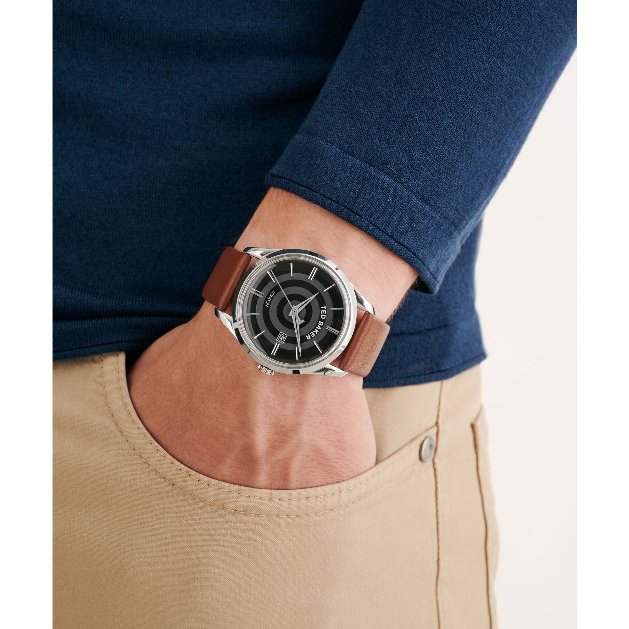 Ted Baker Black Dial Men Watch BKPLTF301