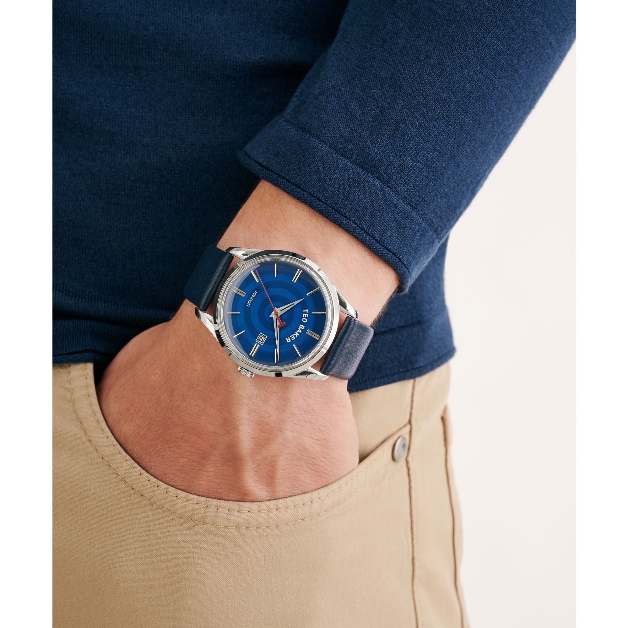 Ted Baker Blue Dial Men Watch BKPLTF302