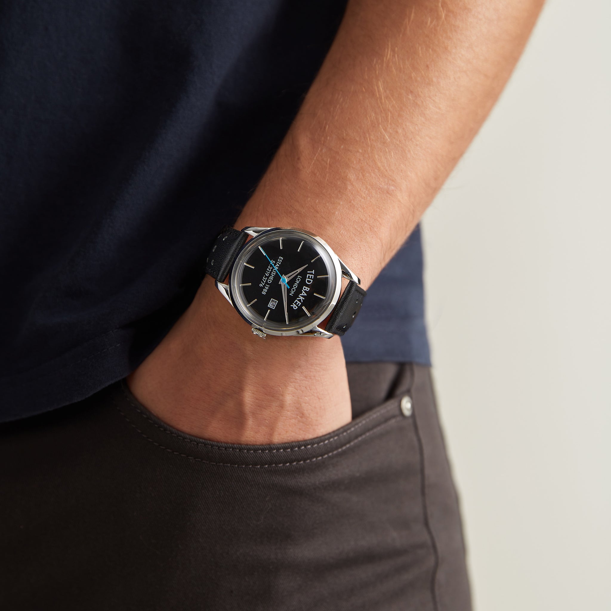 Ted Baker 40 mm Black Dial Men Watch BKPLTS201