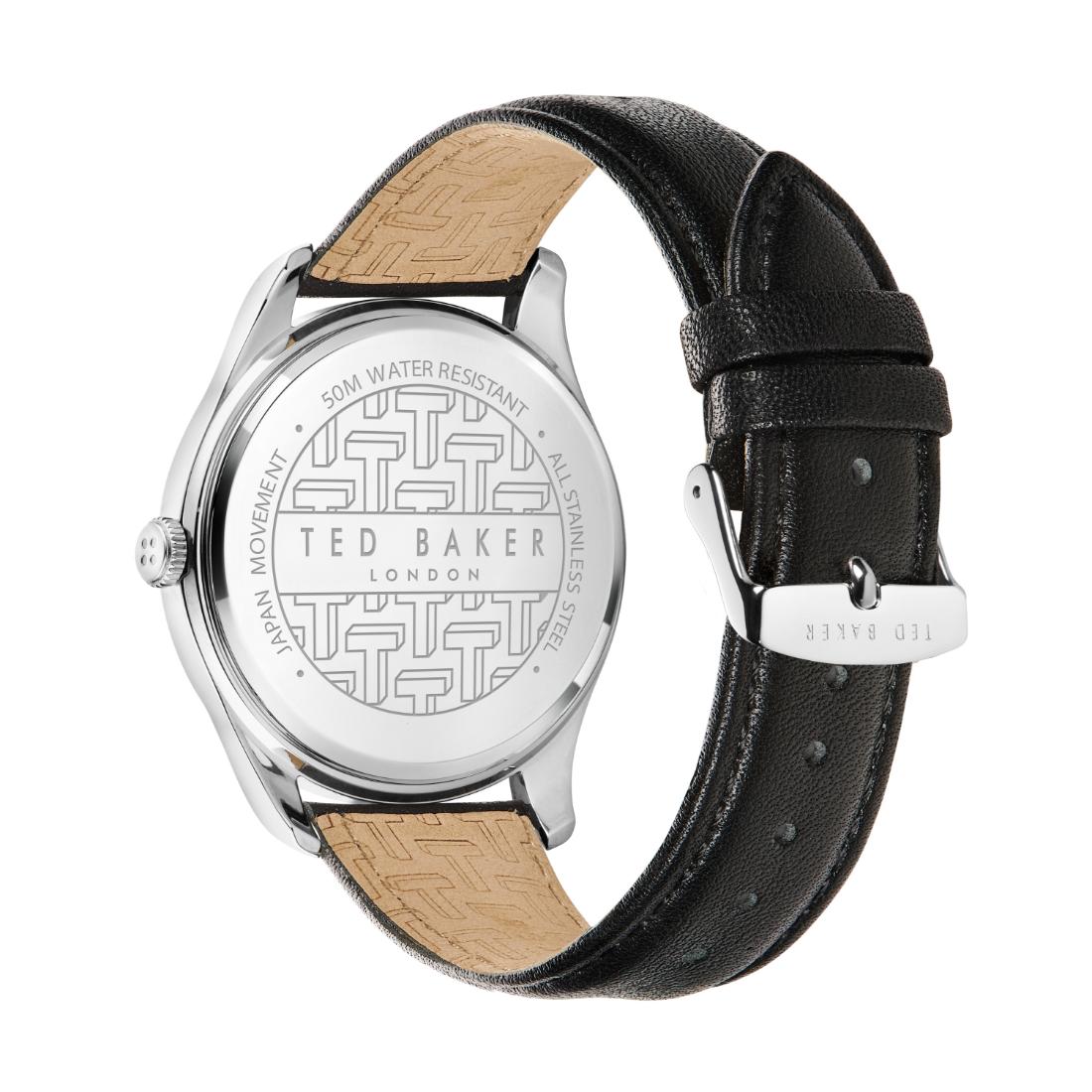 Ted Baker Men 40 mm Size Analog White Dial Watch BKPLTS202