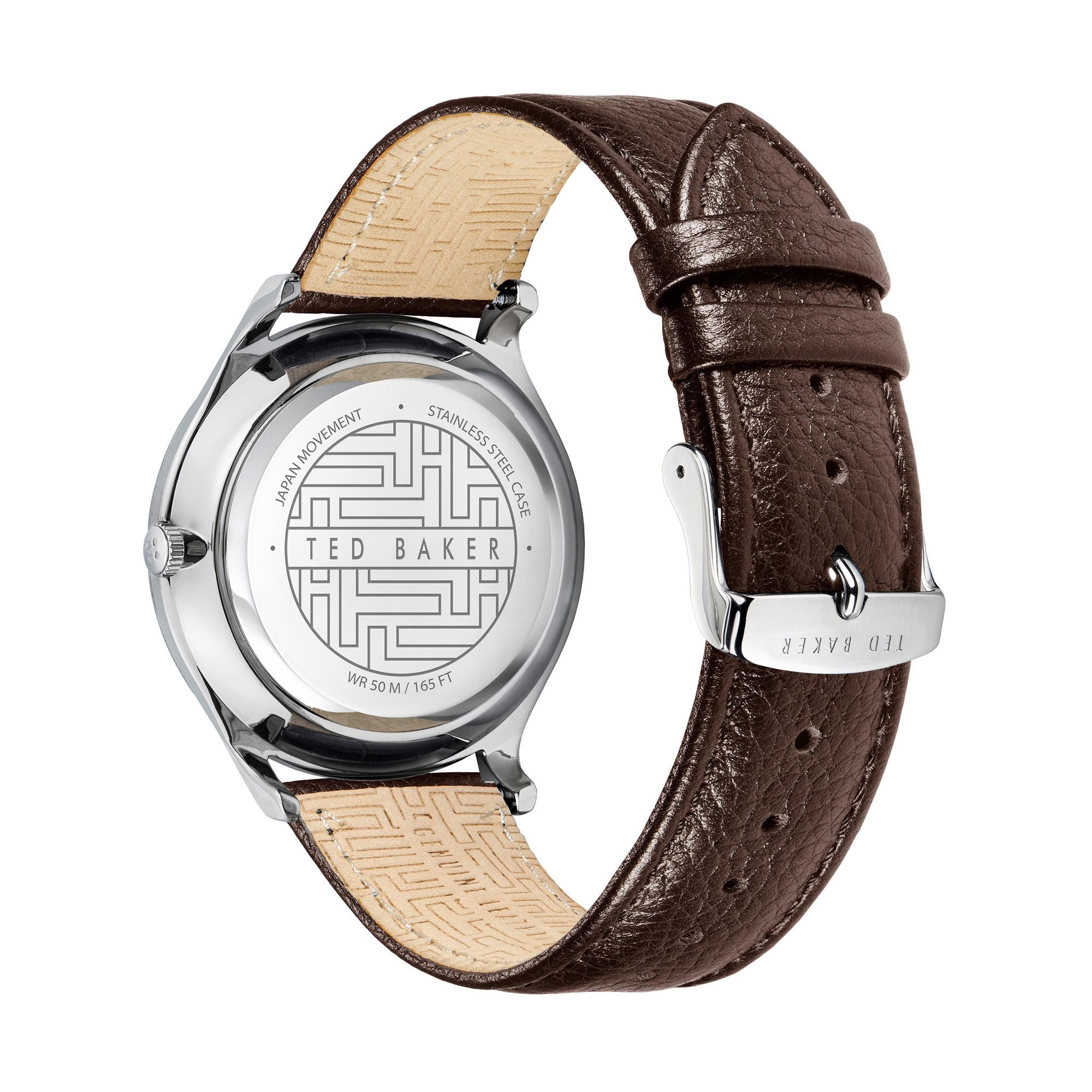 Ted Baker Silver Tone Dial Men Watch BKPMHS112