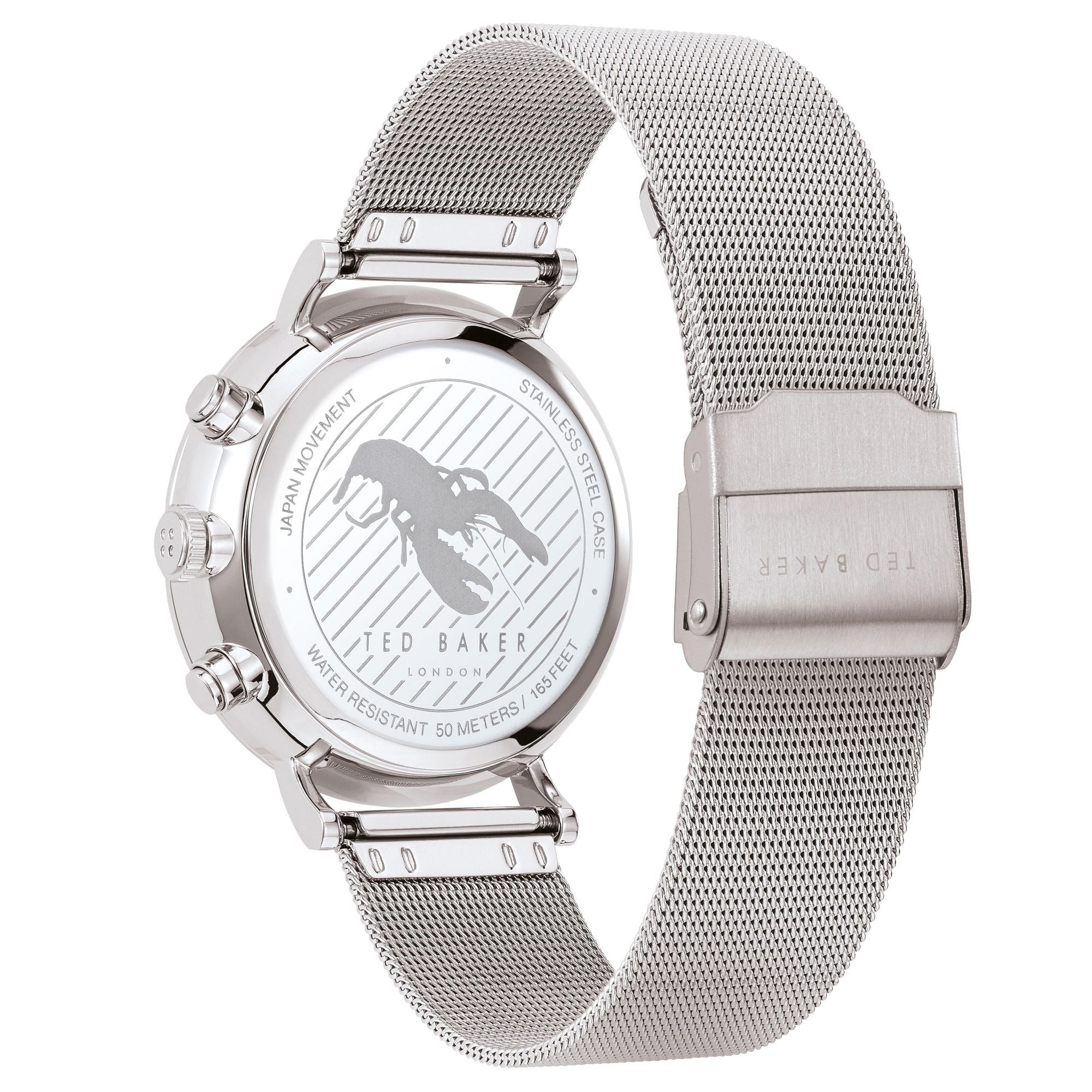 Ted Baker Silver Tone Dial Men Watch BKPMMF901