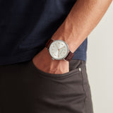 Ted Baker Silver Tone Dial Men Watch BKPMMS115