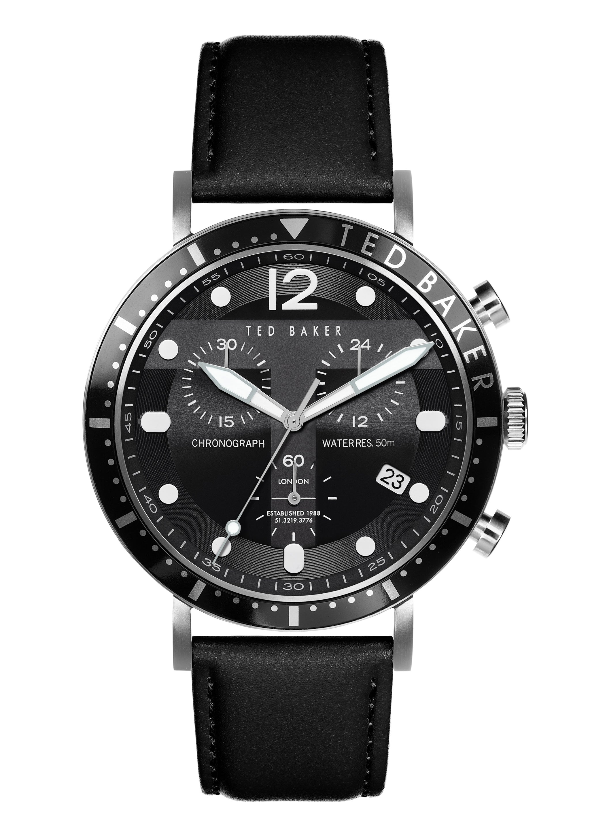 Ted Baker Black Dial Men Watch BKPMRS204