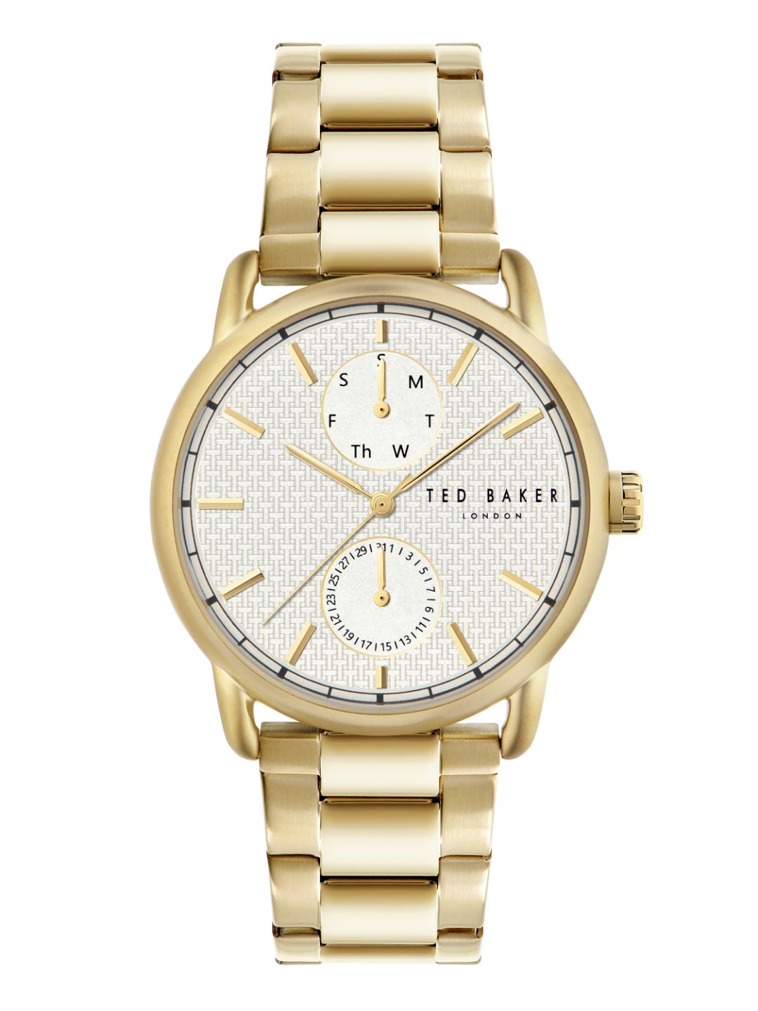 Ted Baker 42 mm Oliver Men Silver tone Wrist Watch Bkpols305