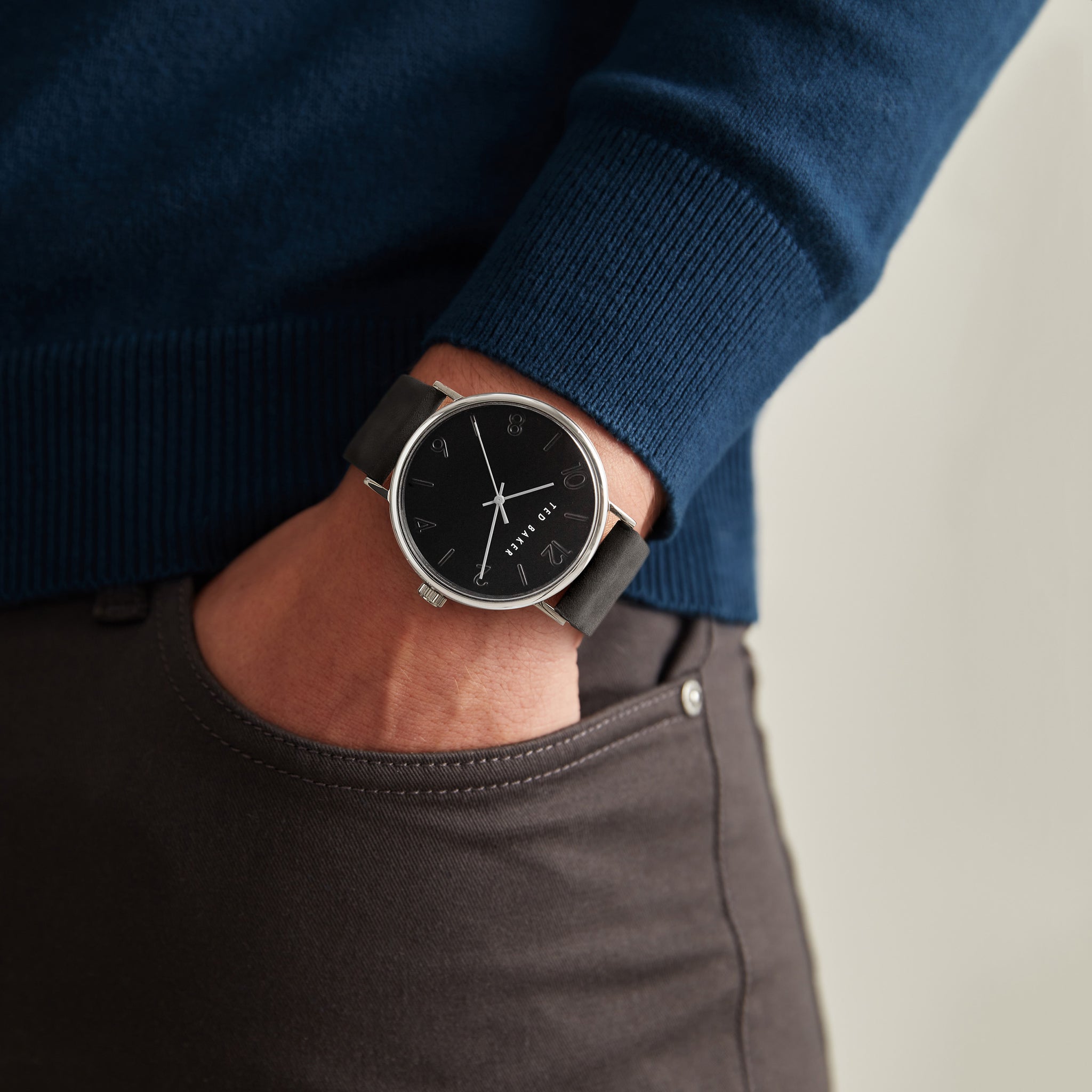 Ted Baker Black Dial Men Watch BKPPGF113