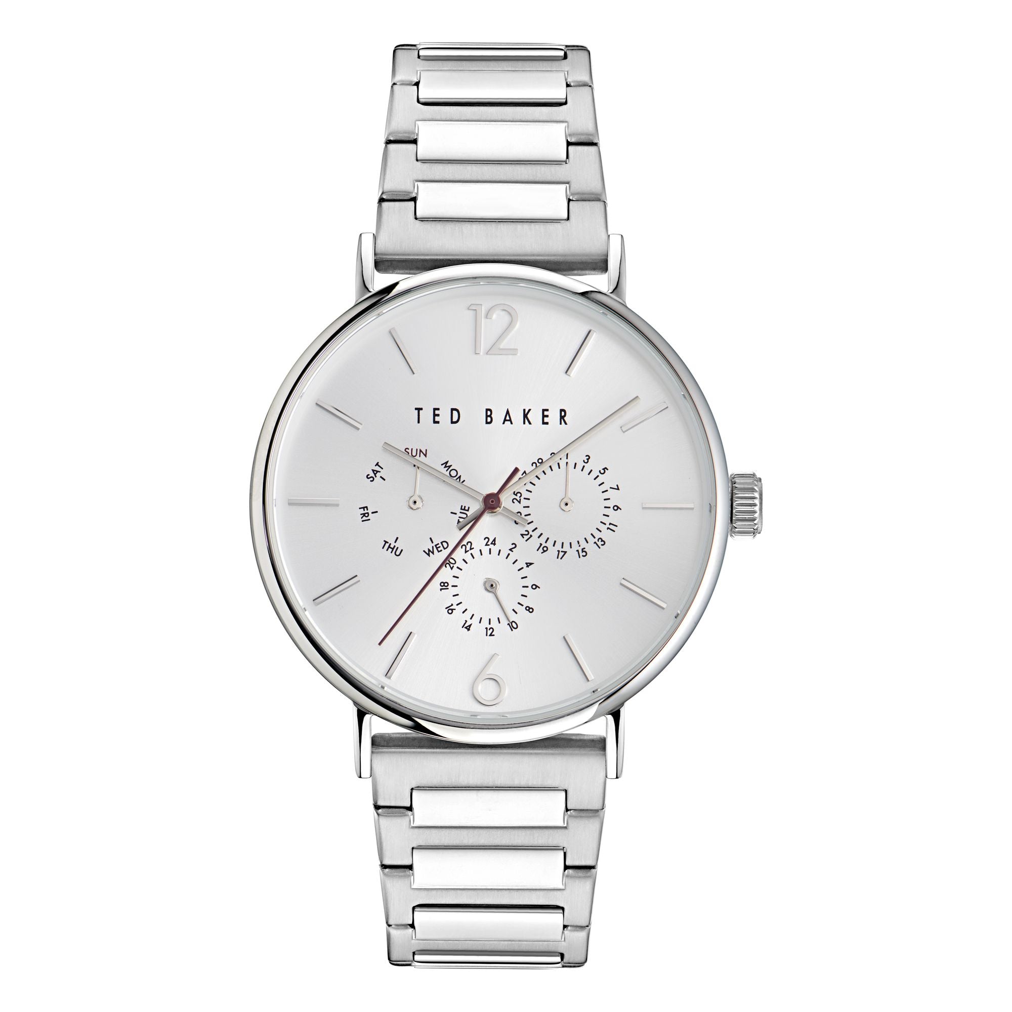 Ted Baker Silver Tone Dial Men Watch BKPPGF304