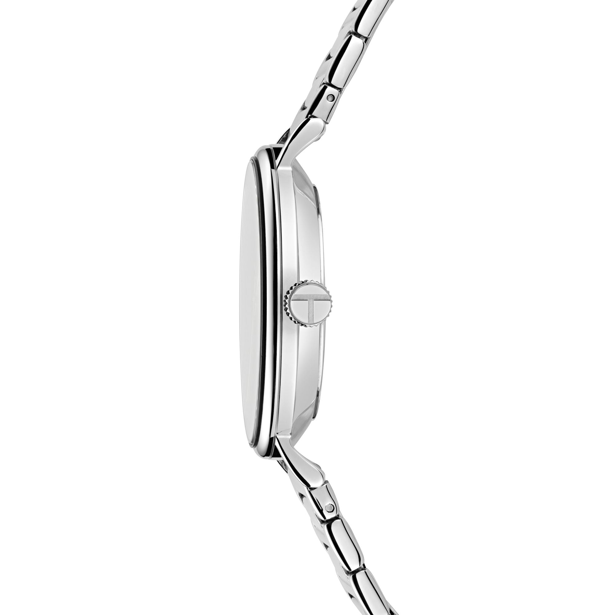Ted Baker Silver Tone Dial Men Watch BKPPGF304