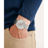 Ted Baker Silver Tone Dial Men Watch BKPPGF304