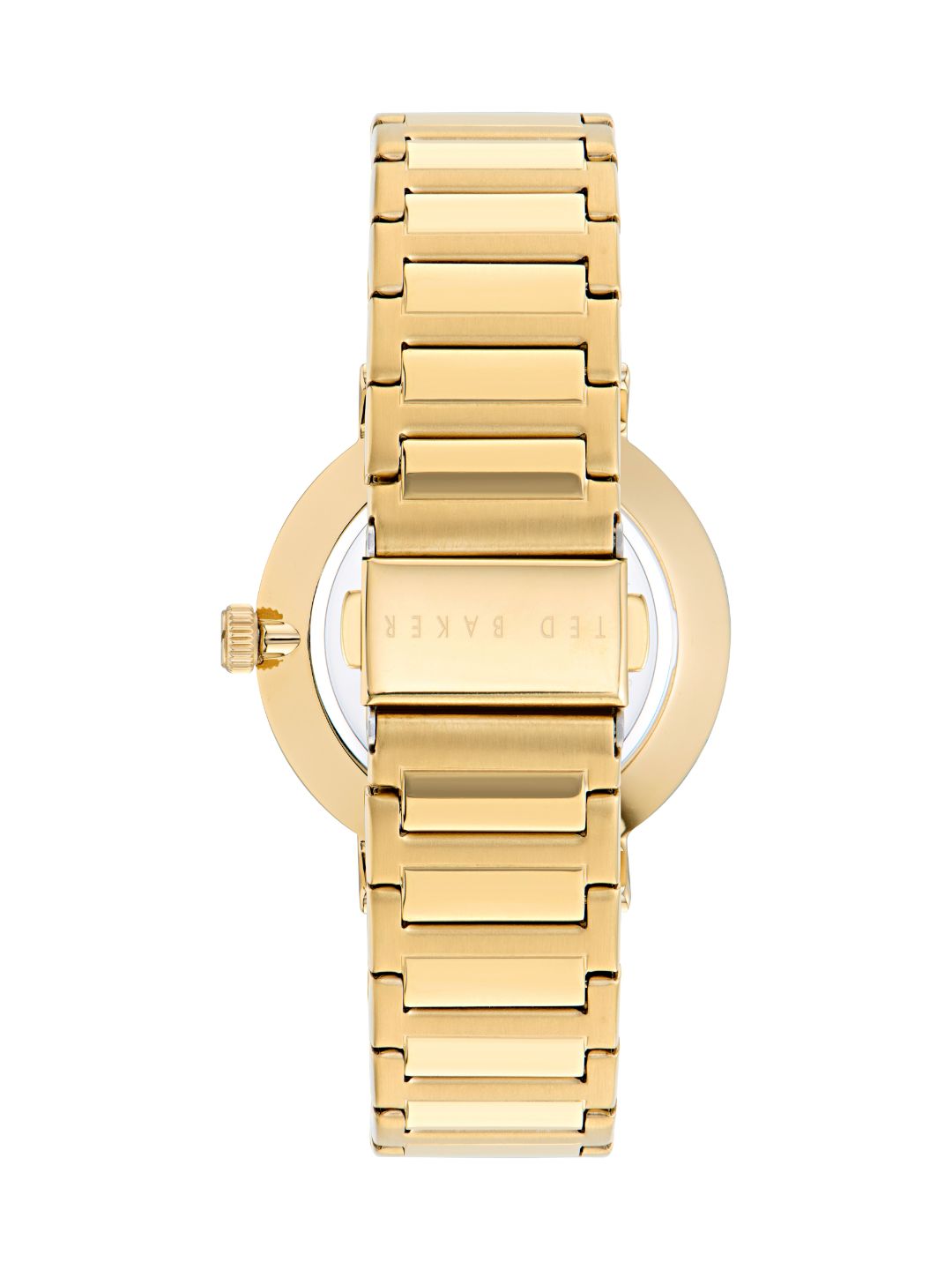 Ted Baker Men 41 mm Quartz Analog Black Dial Gold Stainless Steel Strap Watch BKPPGF307