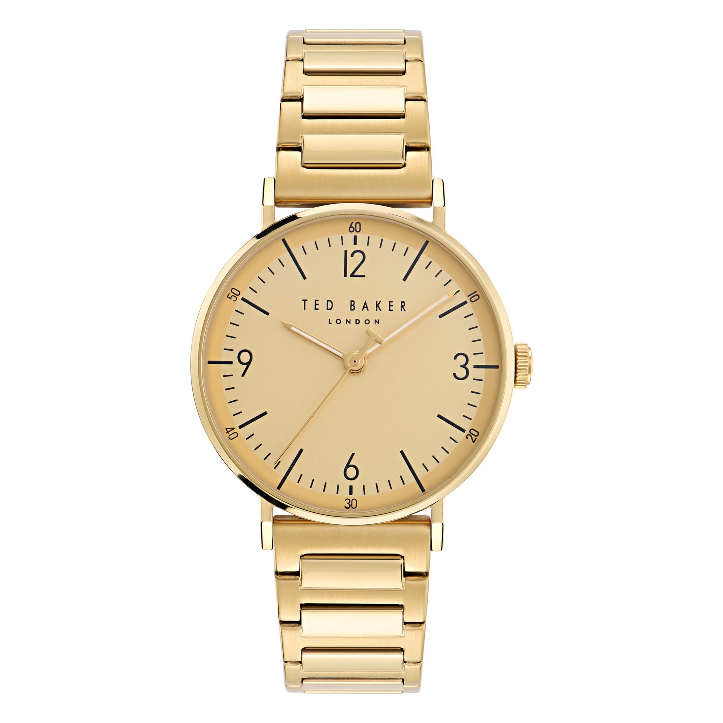 Ted Baker Phylipa Gents Timeless 41 mm Gold Dial  Men Analog Watch- BKPPGF405