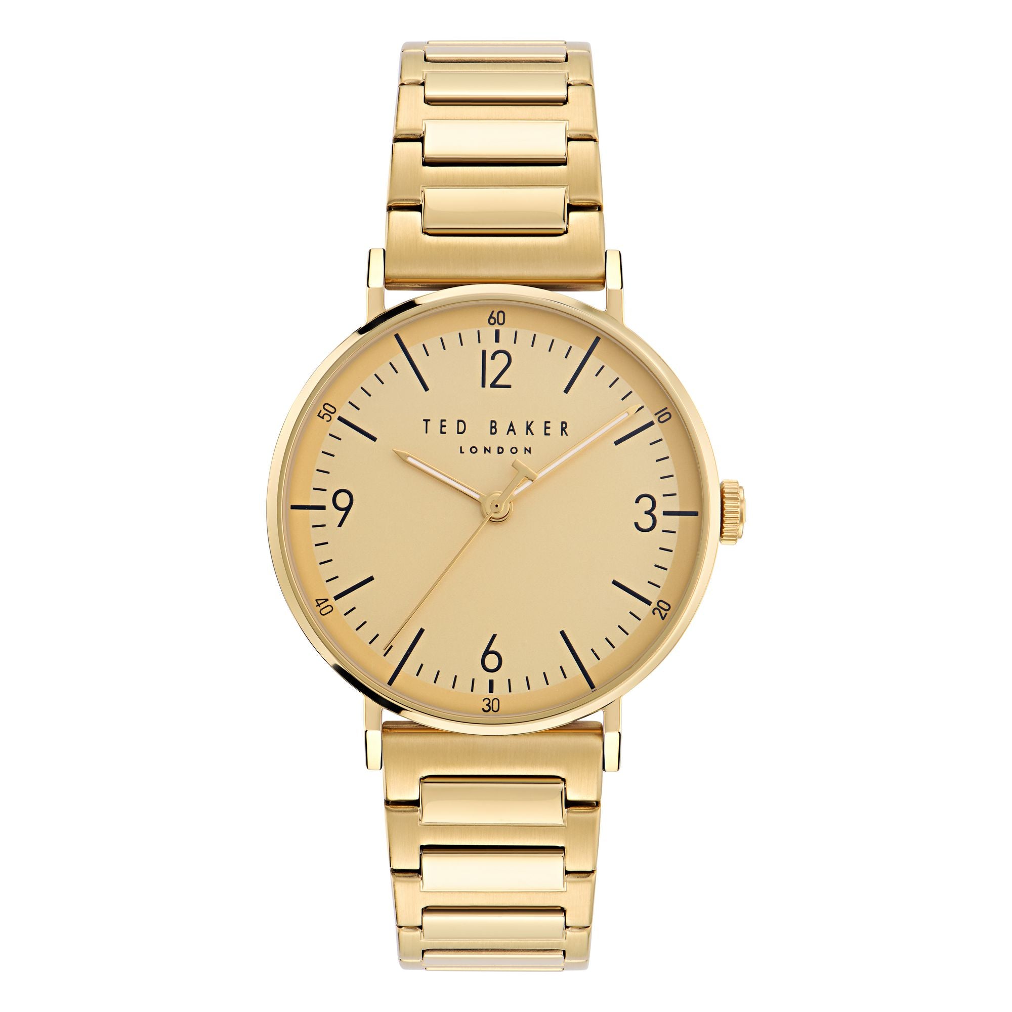 Ted Baker Phylipa Gents Timeless 41 mm Gold Dial Men Analog Watch BKPPGF405