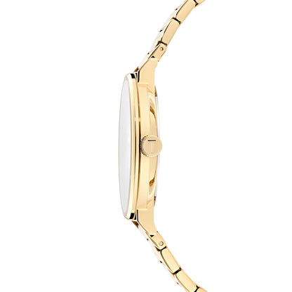 Ted Baker Phylipa Gents Timeless 41 mm Gold Dial  Men Analog Watch- BKPPGF405