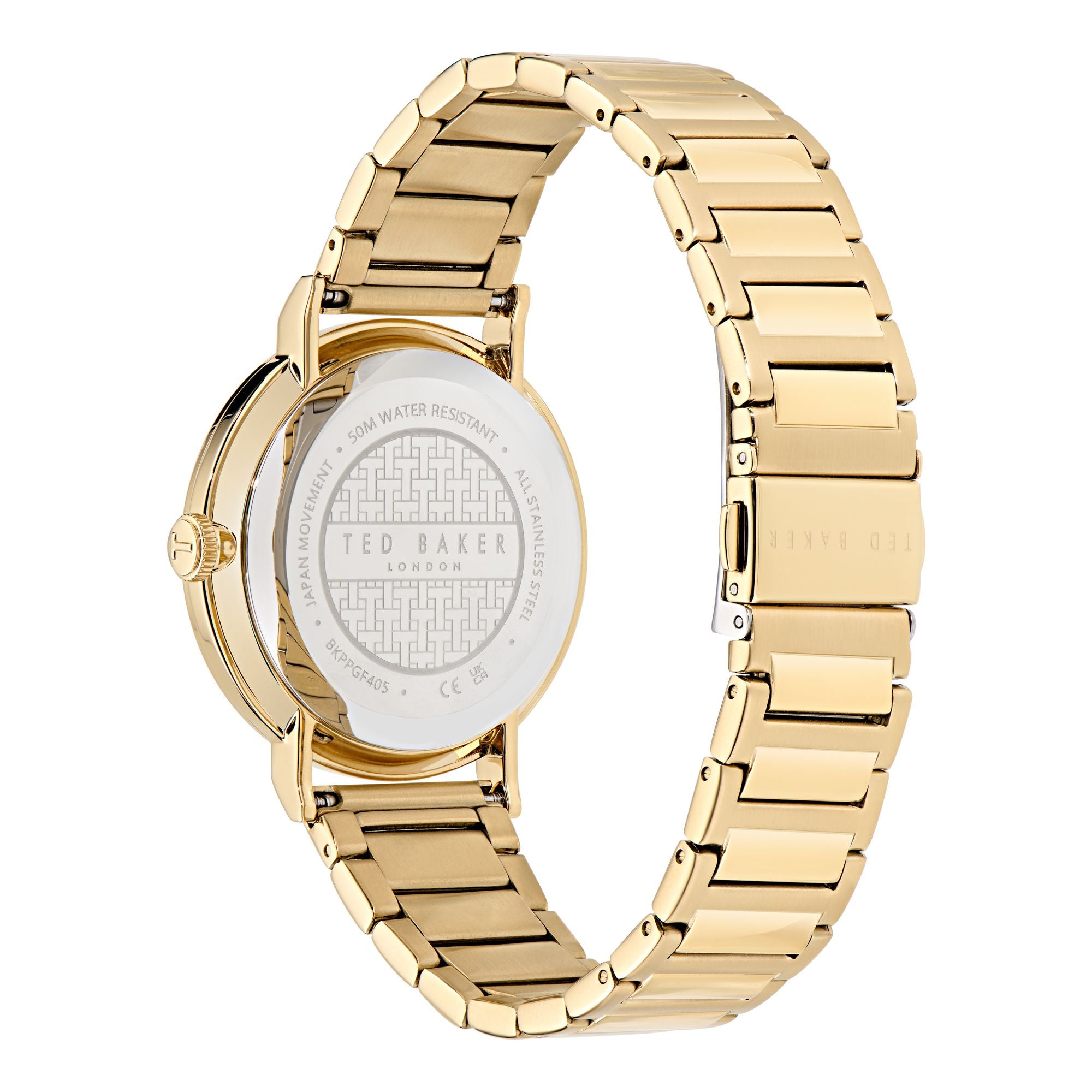 Ted Baker Phylipa Gents Timeless 41 mm Gold Dial Men Analog Watch BKPPGF405
