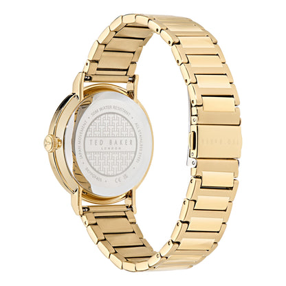 Ted Baker Phylipa Gents Timeless 41 mm Gold Dial  Men Analog Watch- BKPPGF405