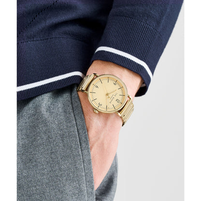 Ted Baker Phylipa Gents Timeless 41 mm Gold Dial  Men Analog Watch- BKPPGF405