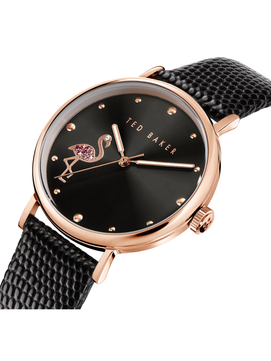 Ted Baker 37 mm 3 Hands PHYLIPA Flamingo Women Watch BKPPHF018
