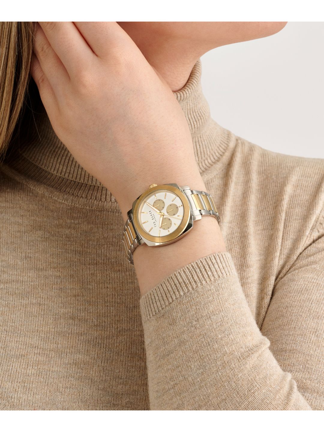 Ted Baker 38 mm Silver Tone Dial Women Watch BKPRBF302