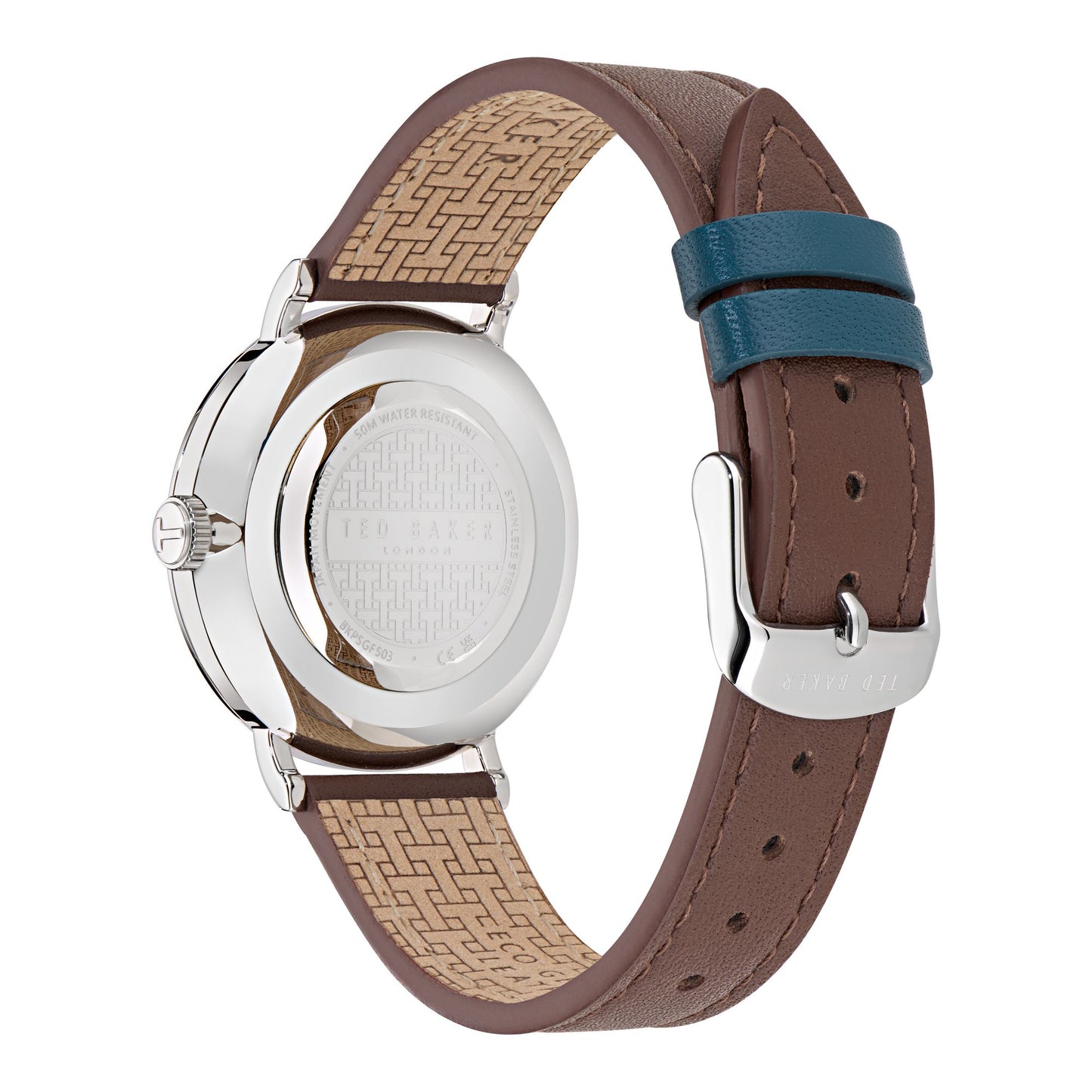 Ted Baker Timeless 38 mm Cream Dial Men Watch- BKPSGF503