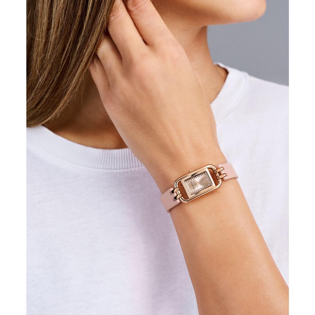 Ted Baker ICONIC 17 mm Rose Gold Dial Women Analog Watch- BKPTTS402