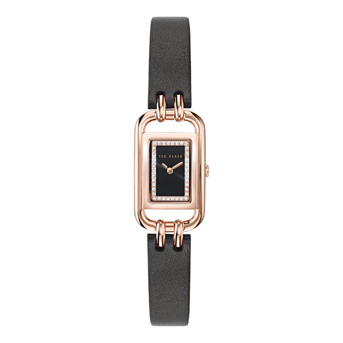 Ted Baker ICONIC 17 mm Black Dial Women Analog Watch BKPTTS403