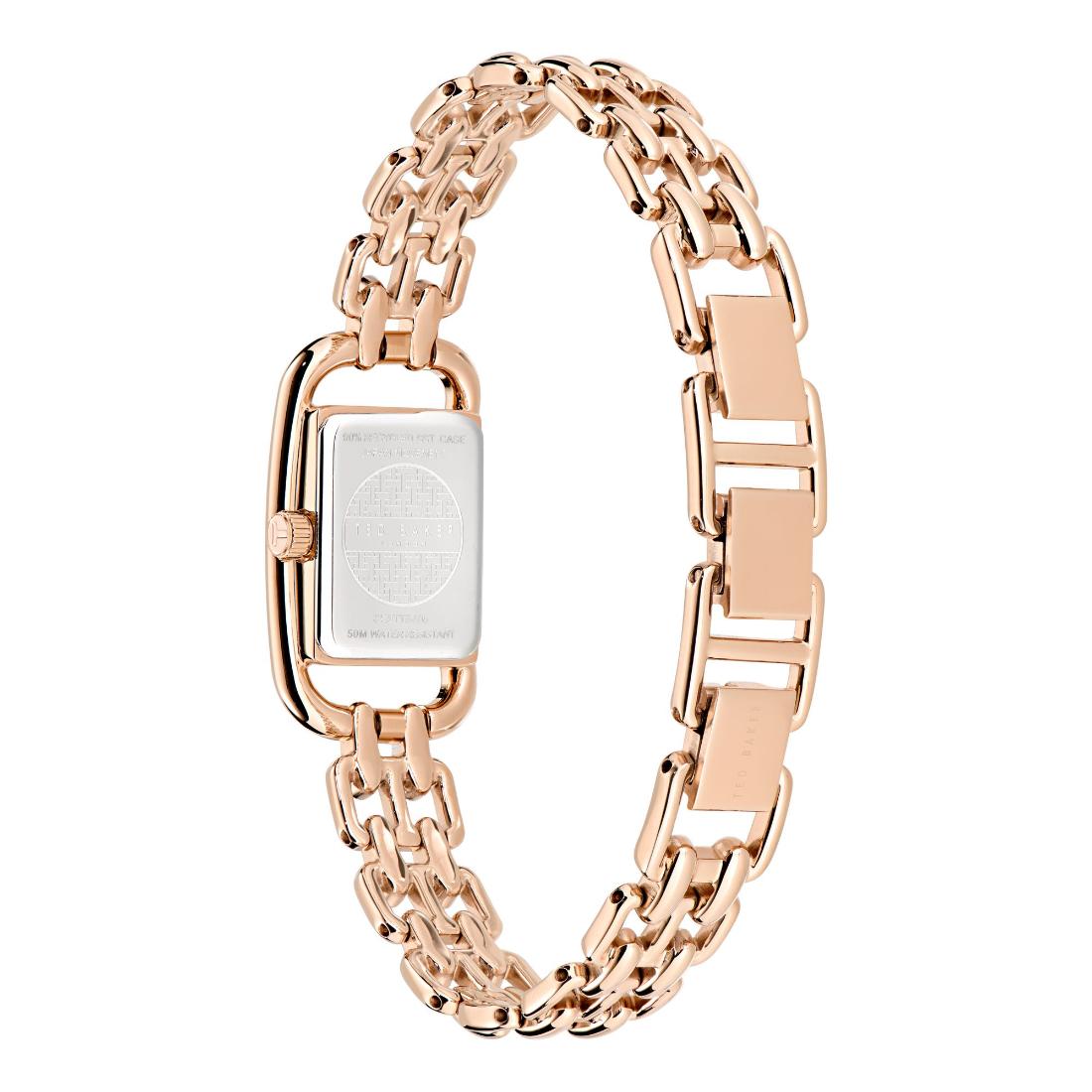 Ted Baker ICONIC 17 mm Rose Gold Dial Women Analog Watch BKPTTS406