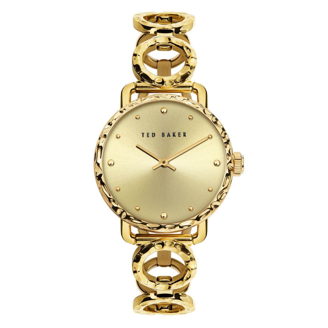 Ted Baker Ladies 34 mm Size Gold Analog Classic Watch BKPVTF101
